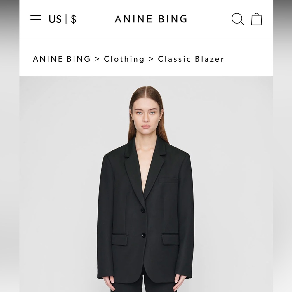 Anine Bing Classic Blazer